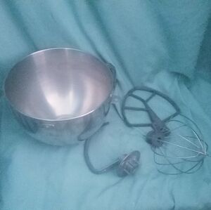 Kitchen 6 Qt Stainless Steel Lift Bowl Stand Mixer Bowl and Attachments